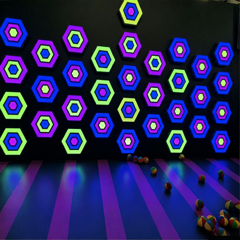 Activate game Arena interactive game throwing ball Led light Strike game